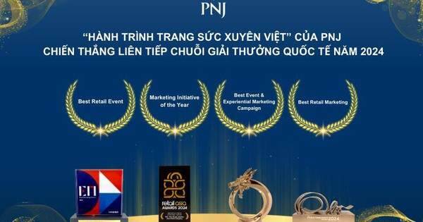 “Hành trình Trang sức xuyên Việt PNJ” liên tiếp thắng giải thưởng quốc tế