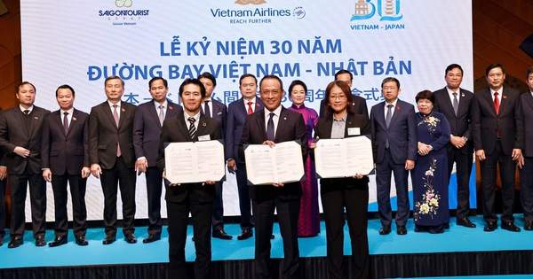 Kỷ niệm 30 năm đường bay, Vietnam Airlines ký hợp tác với đối tác du lịch hàng đầu Nhật Bản