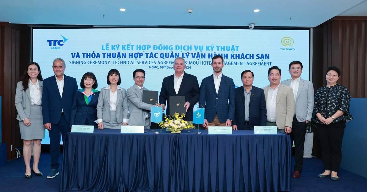 TTC Land và TUI Hotels & Resorts ký kết thỏa thuận quản lý vận hành khách sạn