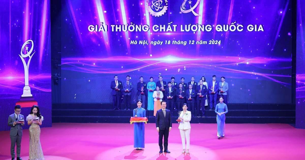 'Vua nha đam' nhận giải thưởng Chất lượng quốc gia cho thạch dừa