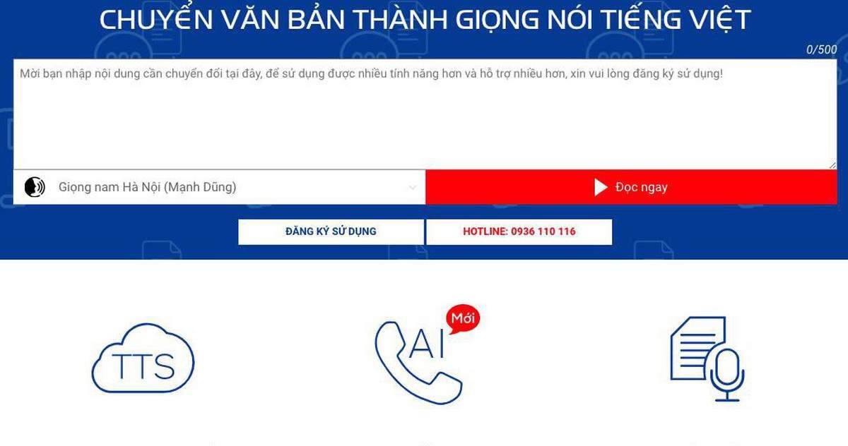 MobiFone Text To Speech Cloud: nền tảng cho giải pháp dịch vụ 4.0