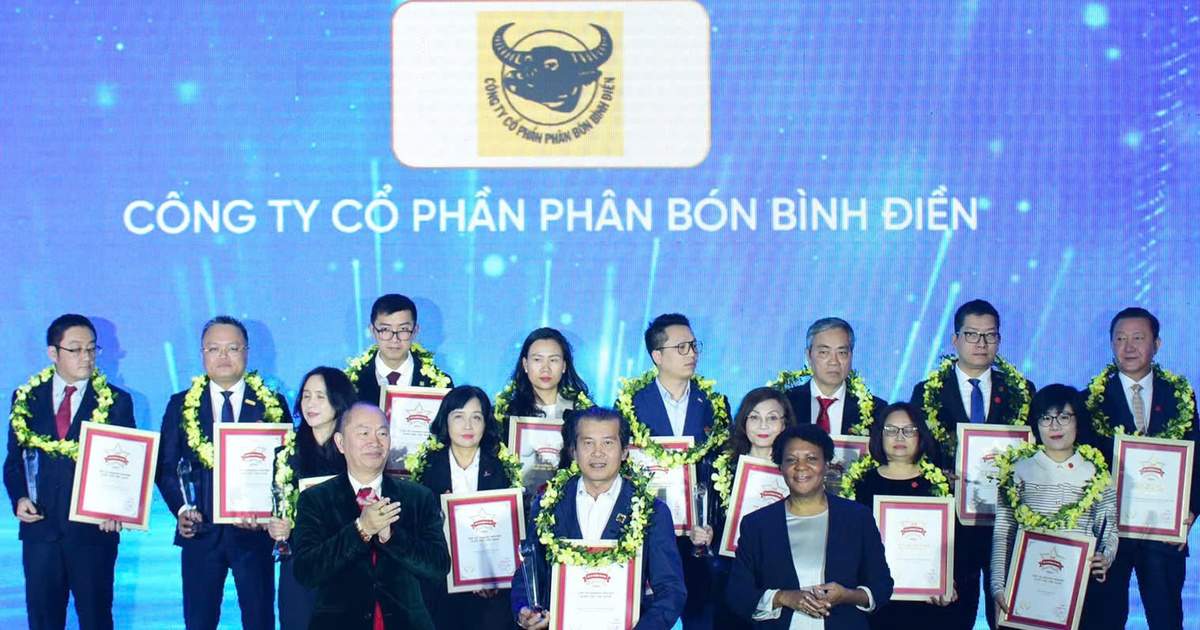 Phân bón Bình Điền đạt danh hiệu Top 50 Doanh nghiệp xuất sắc nhất Việt Nam