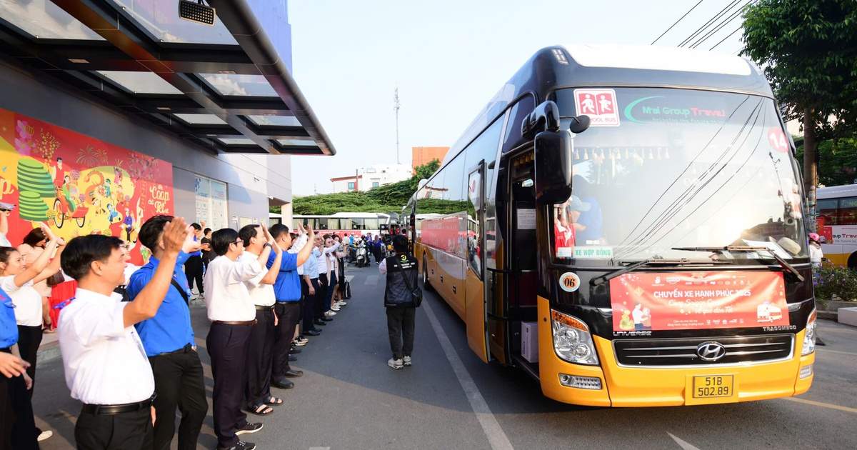 Saigon Co.op đưa miễn phí 900 người lao động, sinh viên về quê đón tết