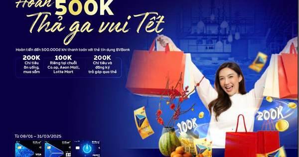 Trả góp qua thẻ tín dụng của BVBank, hưởng lãi suất 0%
