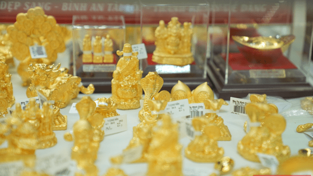 Giá vàng trong nước chững lại sau 5 phiên tăng sốc