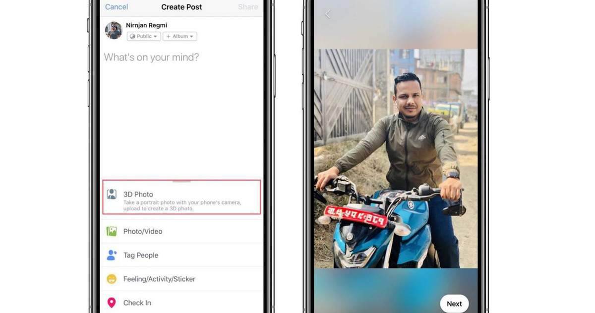 Cách chụp và chia sẻ ảnh 3D trên Facebook