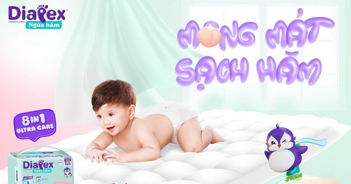 Tã Diapex - Công nghệ 8IN1 ngừa hăm vượt trội