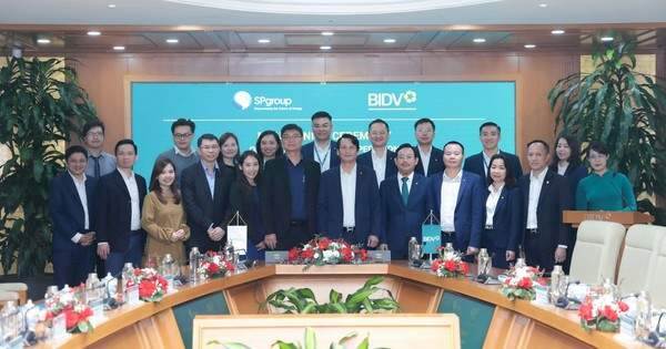 BIDV VÀ SP GROUP hợp tác vì mục tiêu xanh