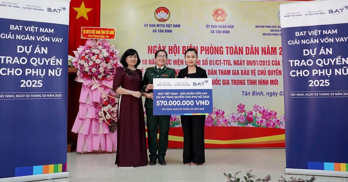 BAT Việt Nam hỗ trợ phụ nữ biên giới Tây Ninh phát triển kinh tế