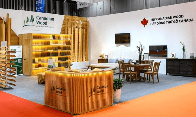 Canadian Wood Vietnam showcases furniture collections at premier trade shows