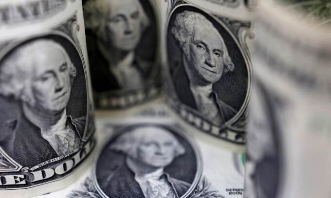 Dollar edges up to 2-week high