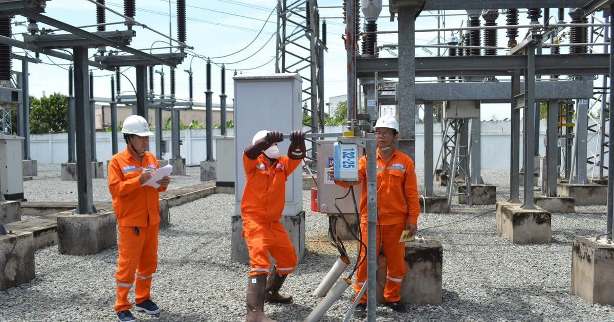 Đóng điện công trình trạm 110kV cấp điện sang Campuchia