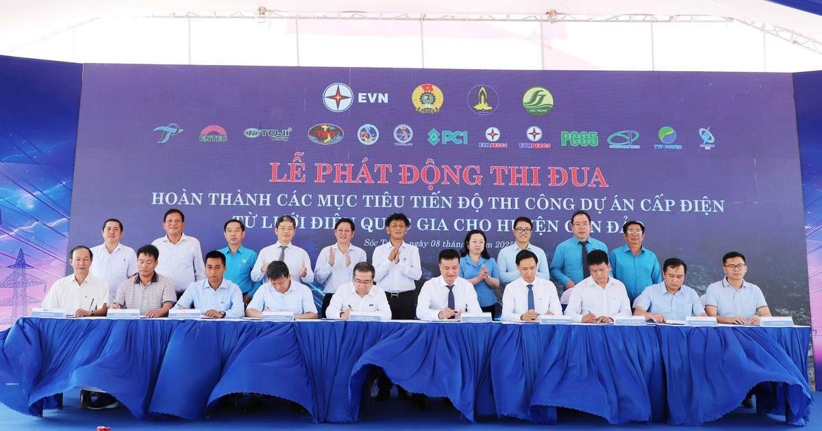 EVN phát động thi công ngày đêm đưa điện lưới quốc gia ra Côn Đảo