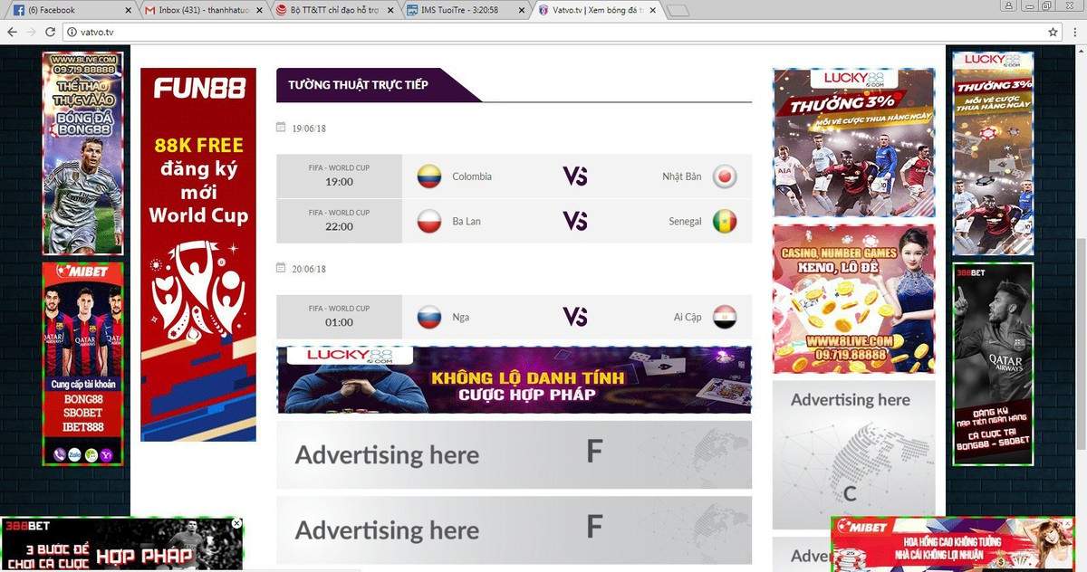 Sẽ xử lý nghiêm các trường hợp vi phạm bản quyền World Cup 2018