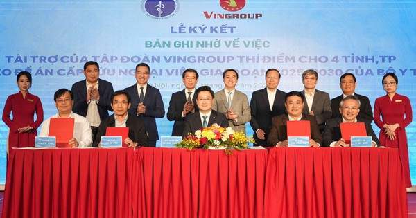 Vingroup muốn đầu tư máy sốc điện tự động tại các nhà ga, bến tàu, sân bay, trường học, tài trợ 1.000 tỷ đồng cho Đề án Cấp cứu ngoại viện cấp quốc gia