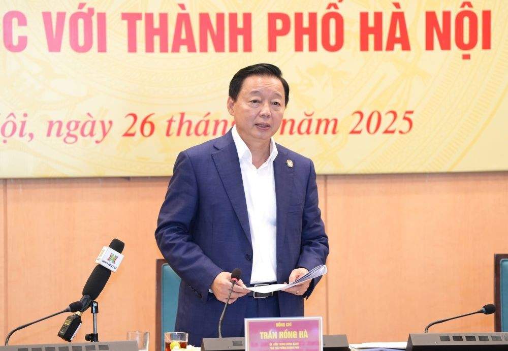 Phó Thủ tướng yêu cầu Hà Nội giải ngân vốn đầu tư công năm 2025 đạt 100