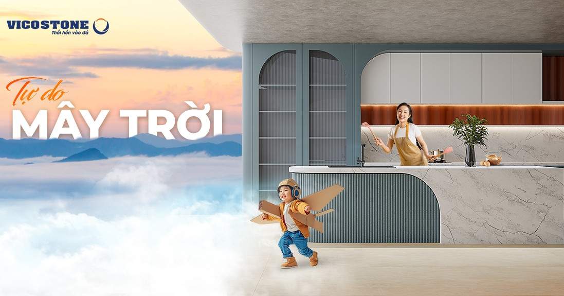 Vicostone ra mắt bộ sưu tập ‘Tự do mây trời’