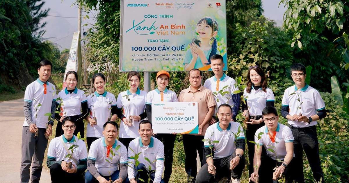 ABBANK gây quỹ thành công 100.000 cây quế tặng bà con tỉnh Yên Bái
