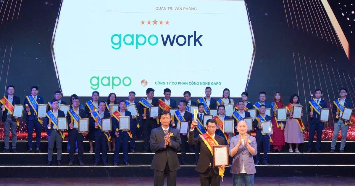 GapoWork bứt phá với Giải thưởng Sao Khuê 5 Sao