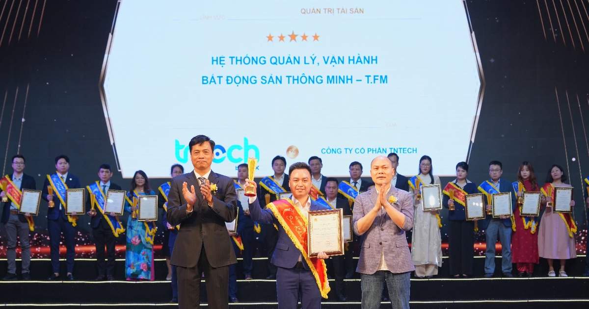 Sản phẩm của TNTech vinh dự được xếp hạng 5 sao tại Sao Khuê 2025