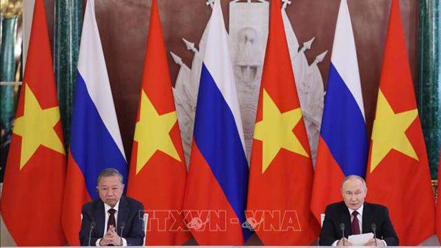 Tuyên bố chung về những định hướng lớn của quan hệ Đối tác Chiến lược toàn diện Việt Nam - Nga trong giai đoạn hợp tác mới