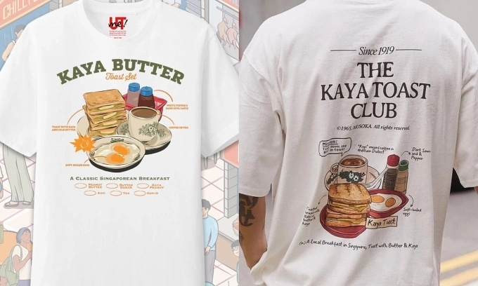 Uniqlo’s Singapore food T-shirts raise eyebrows for resemblance to local brand’s designs