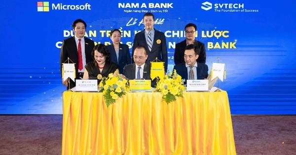Nam A Bank số hóa môi trường làm việc, thúc đẩy năng suất và tăng cường bảo mật