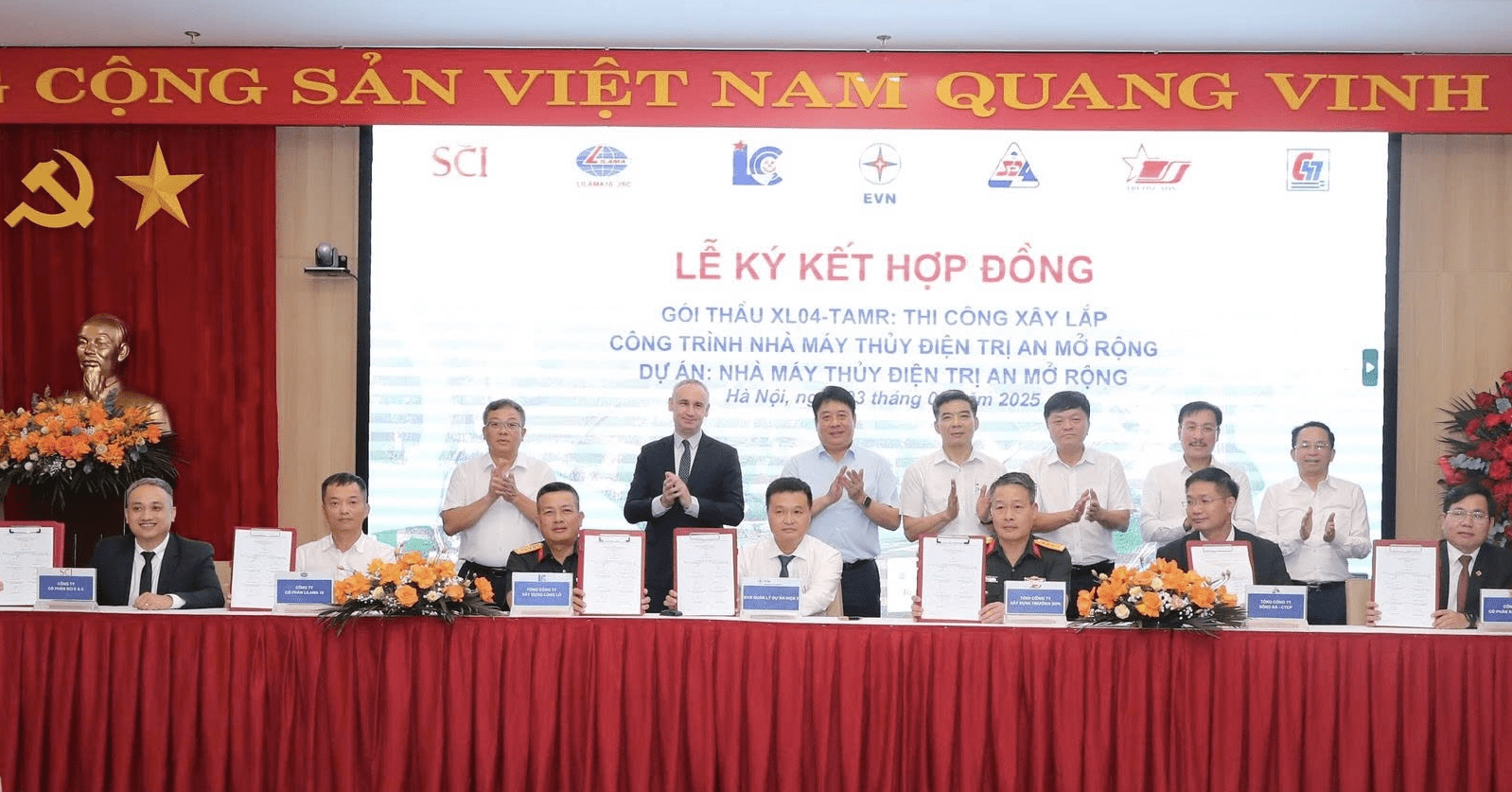 EVN ký kết hợp đồng gói thầu quy mô lớn nhất nhà máy thủy điện Trị An mở rộng