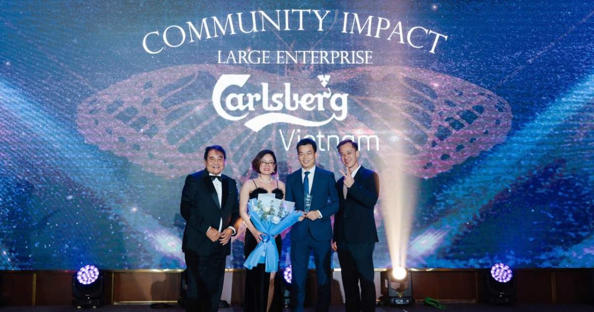Carlsberg Việt Nam nhận Giải thưởng Doanh nghiệp vì cộng đồng 2025