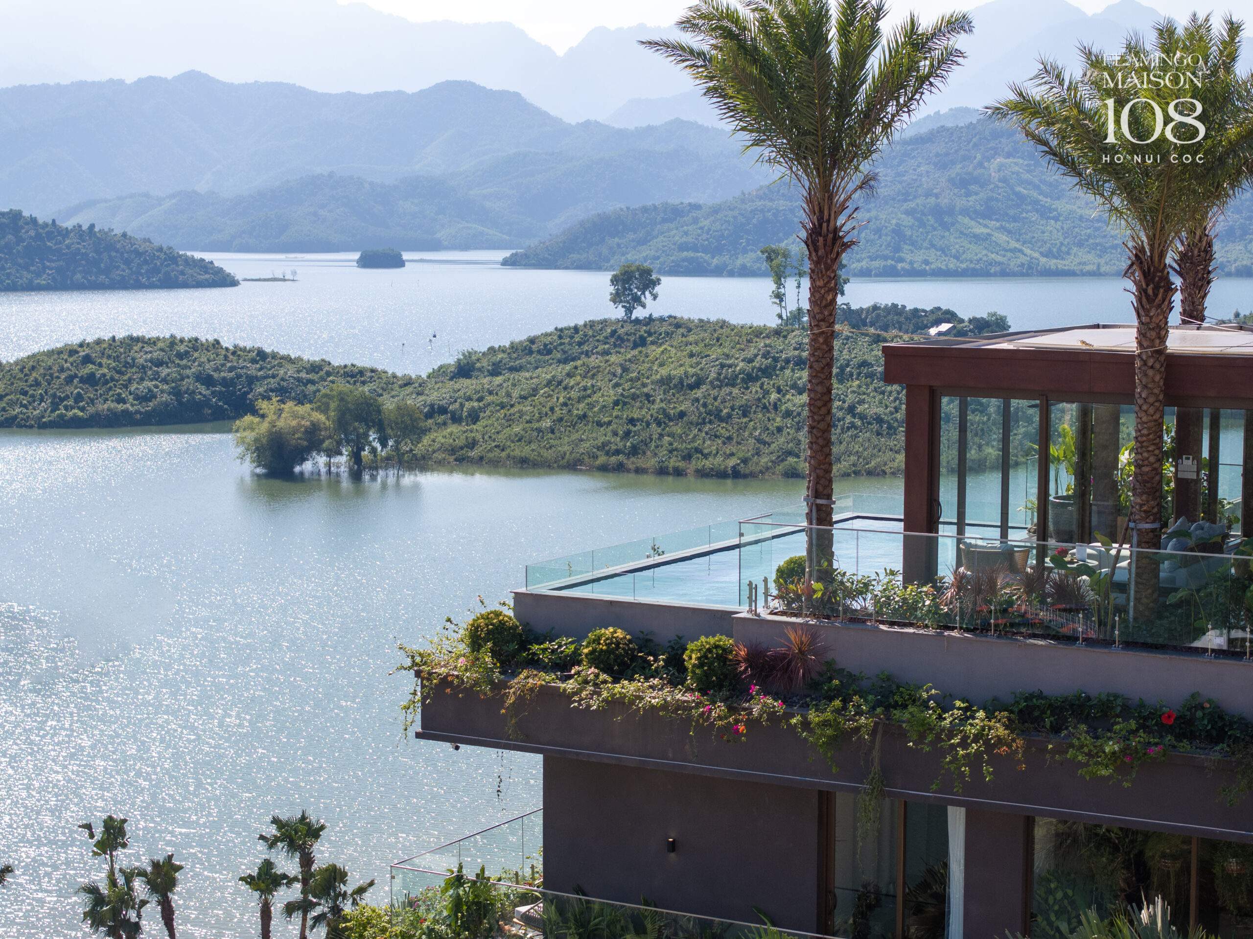 Cảnh quan Hồ Núi Cốc nhìn từ dự án Flamingo Maison 108.