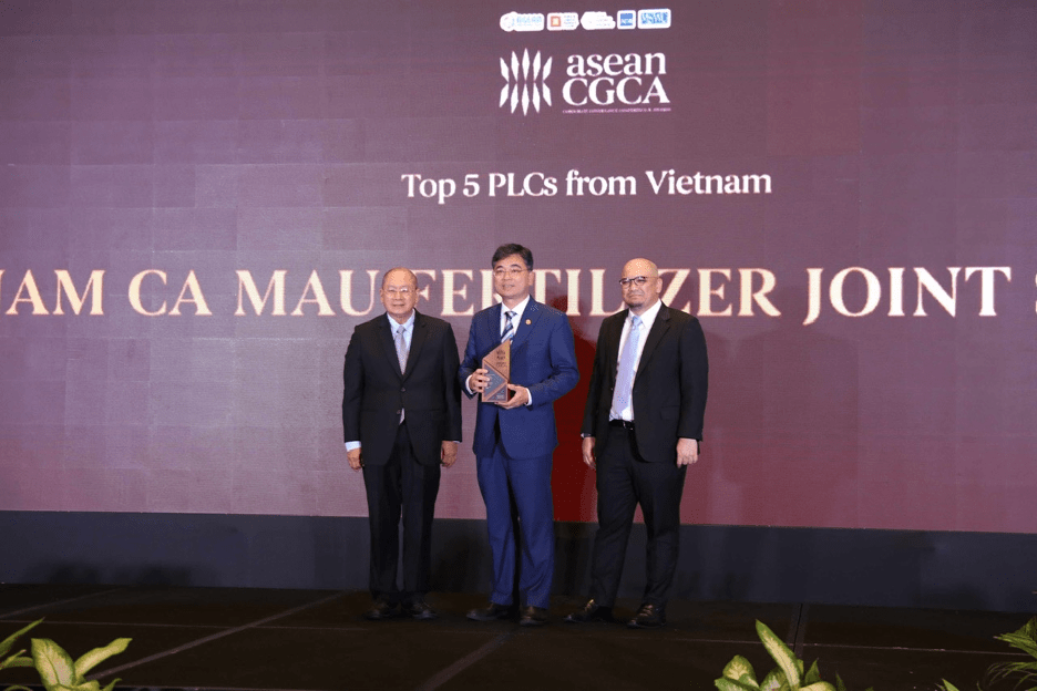 PVCFC vinh dự nằm trong Top 5 Doanh nghiệp niêm yết có điểm số quản trị cao nhất Việt Nam (ACGS 2024) – kết quả xứng đáng cho hành trình minh bạch, chuyên nghiệp và hướng tới phát triển bền vững.