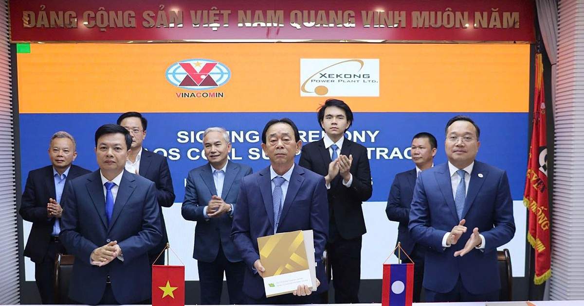 TKV ký hợp đồng mua bán than với doanh nghiệp năng lượng Lào