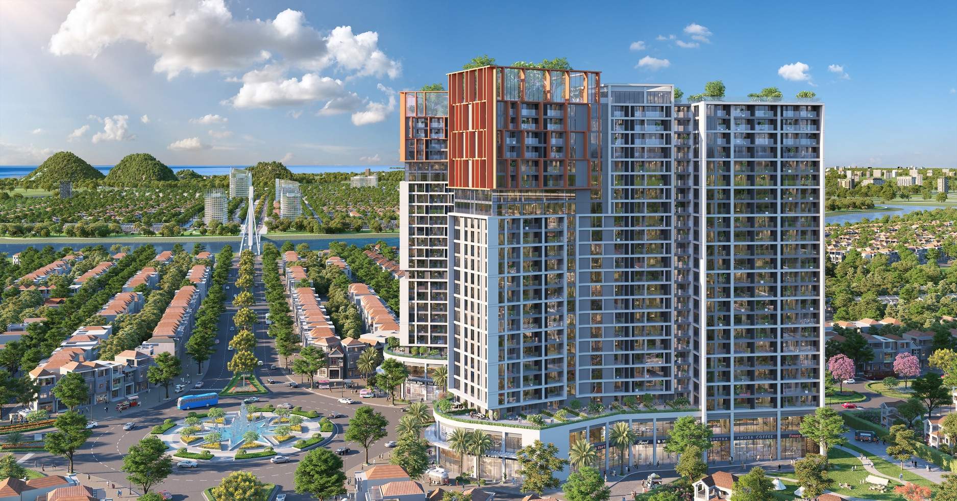 Căn hộ ven sông đa tiện ích