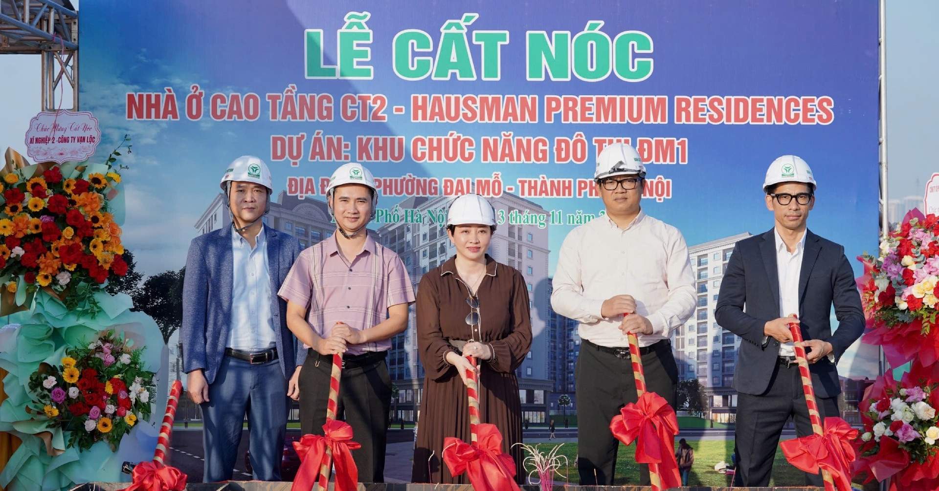 Cất nóc dự án Hausman Premium Residences