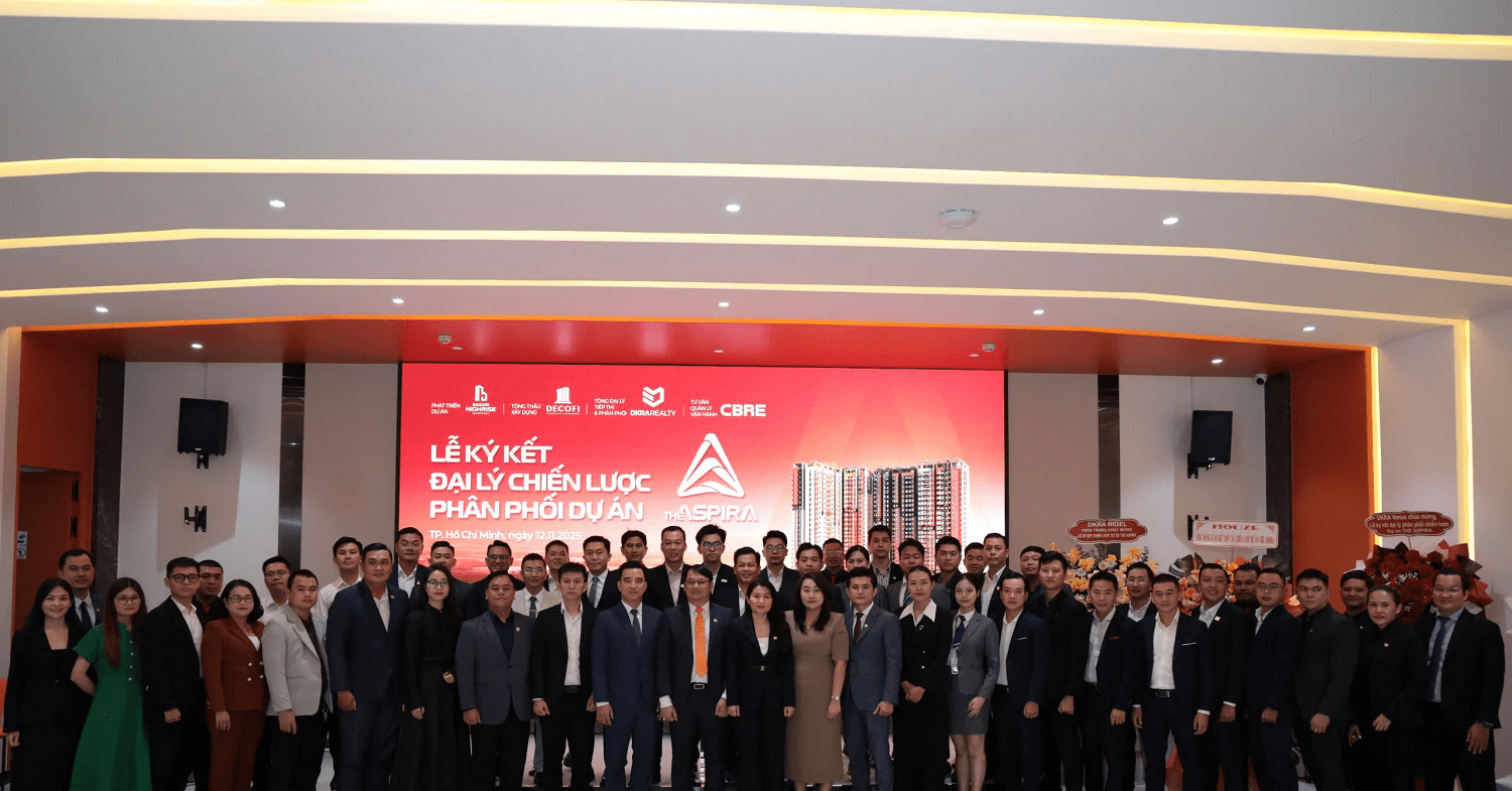 Hơn 40 đại lý đồng hành cùng DKRA Realty phân phối dự án The Aspira