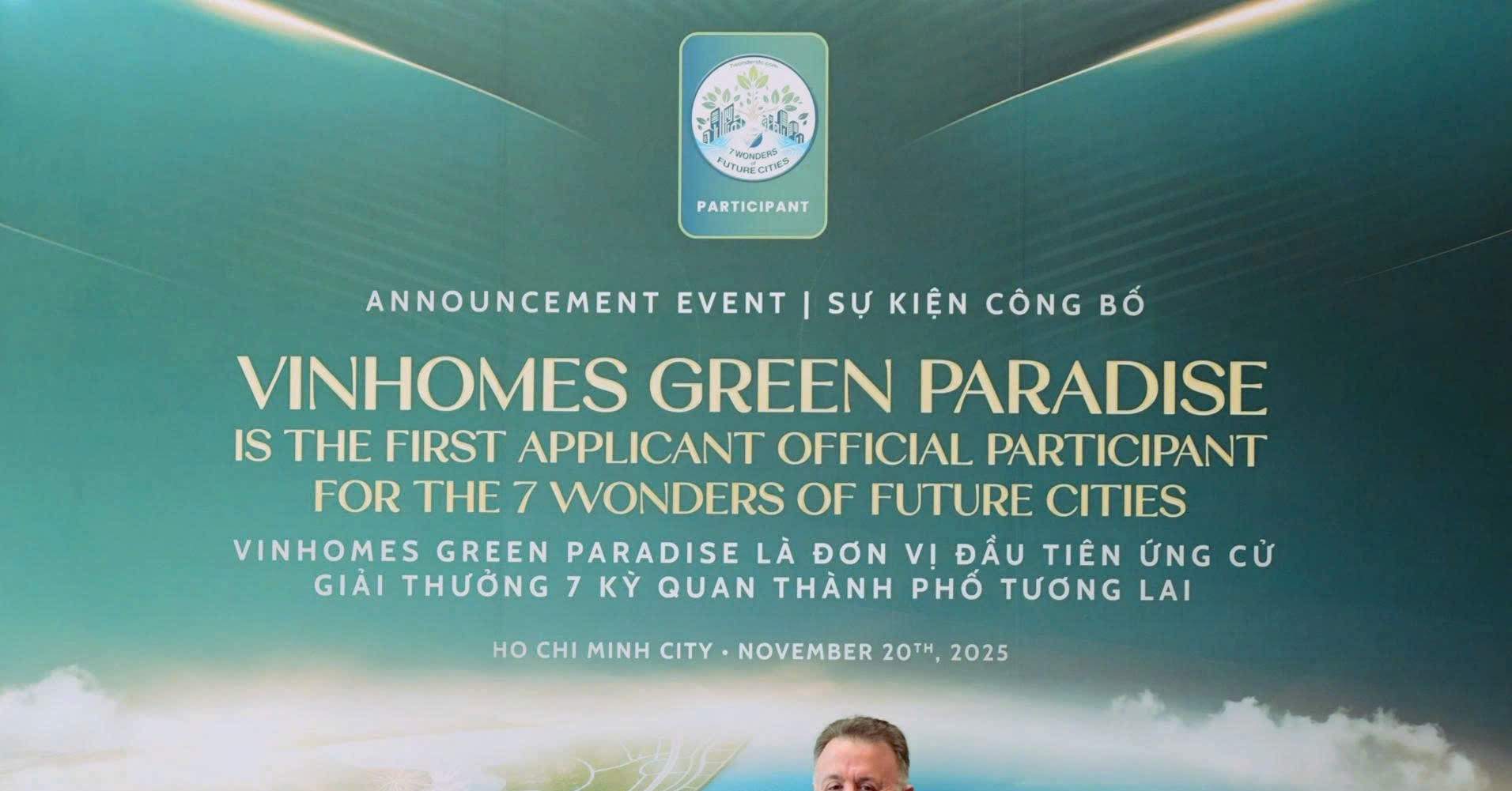 Vinhomes Green Paradise là ứng viên đầu tiên ‘7 Kỳ quan Đô thị Tương lai’.