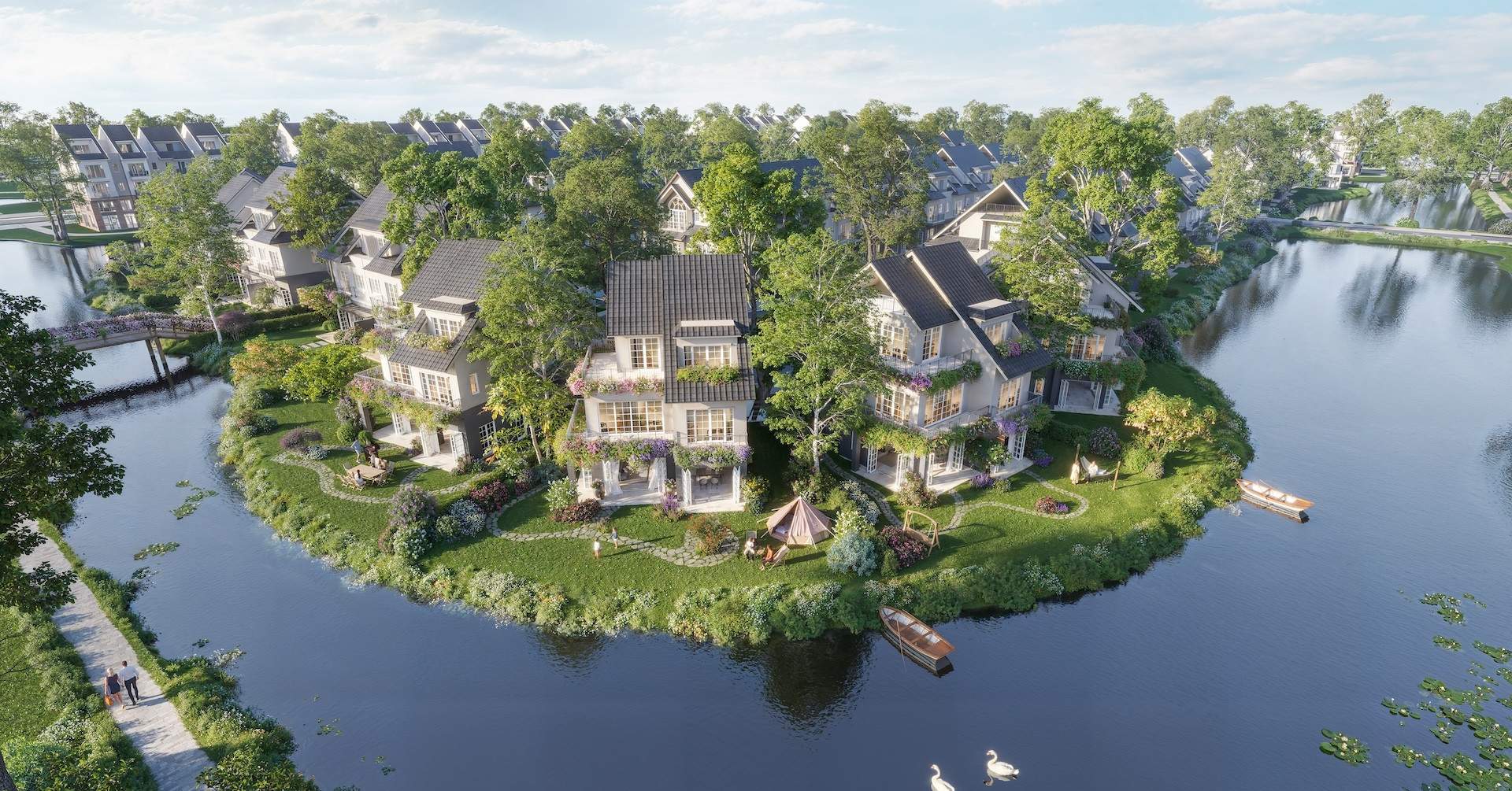 Ecopark ra mắt Central Island – ‘nhà giữa đảo xanh’ tại Nghệ An
