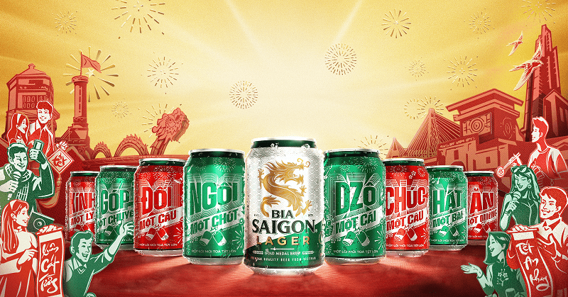 Bia Saigon ra mắt bộ sưu tập ‘lời mời’ cho Tết Bính Ngọ 2026 