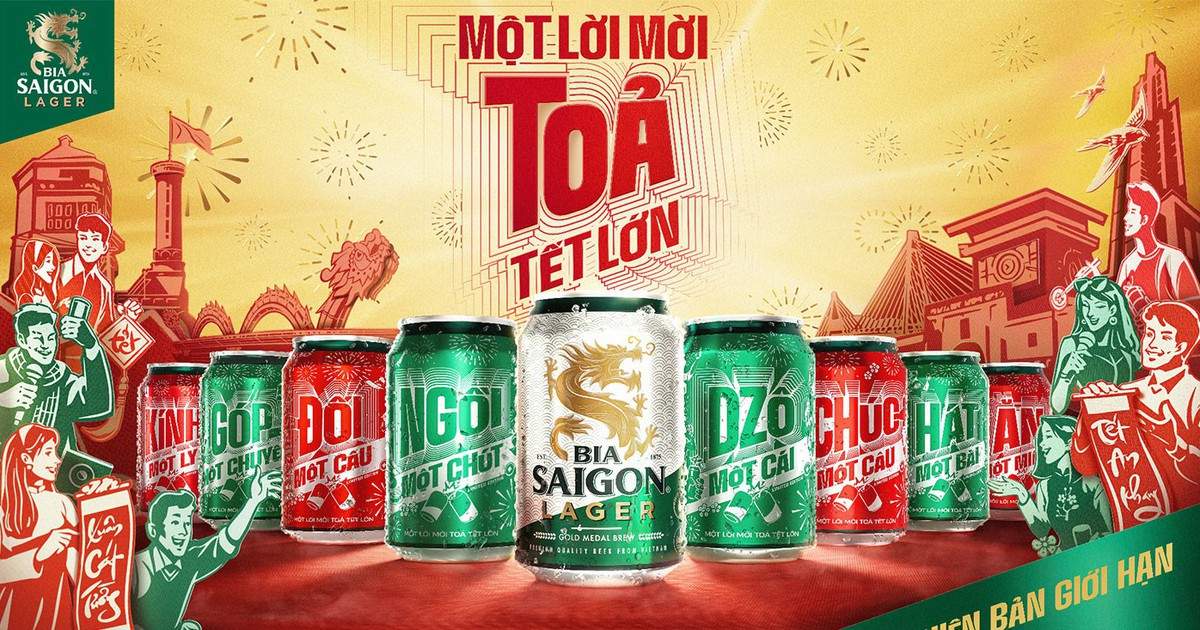 Người dùng thích thú với bộ sưu tập mới của Bia Saigon