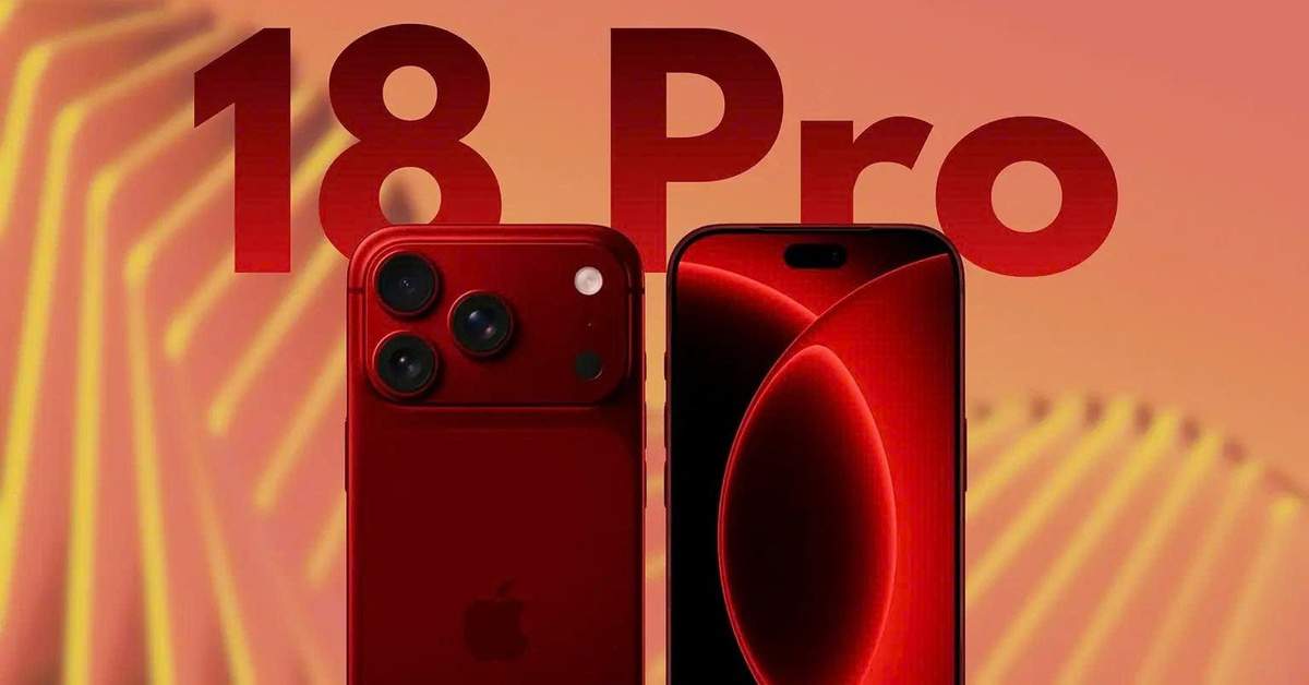 Rò rỉ iPhone 18 Pro: Đỏ đậm lần đầu xuất hiện, Face ID ẩn dưới màn hình