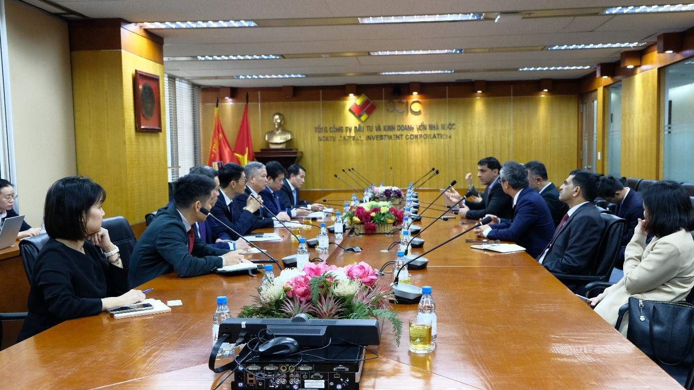 Quang cảnh buổi làm việc. Ảnh: SCIC.
