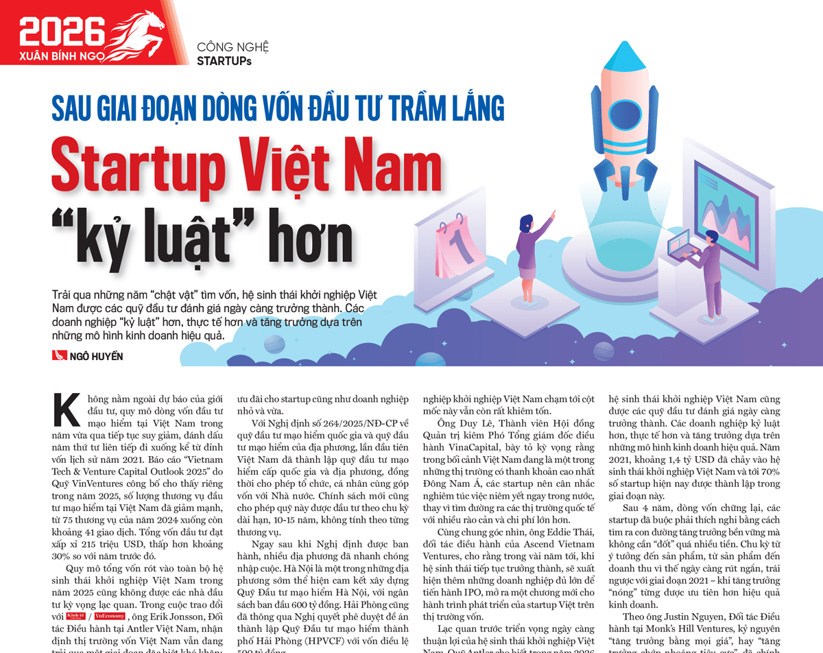 Sau giai đoạn dòng vốn đầu tư trầm lắng: Startup Việt Nam “kỷ luật” hơn  - Ảnh 1