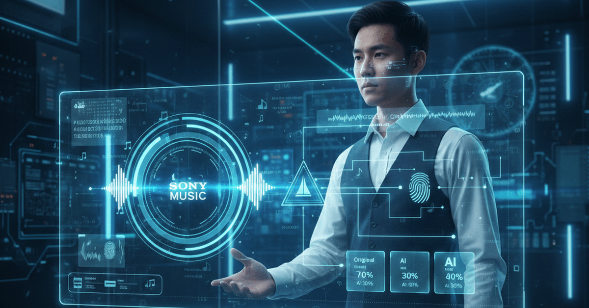 Sony ra mắt công nghệ truy vết nhạc do AI tạo