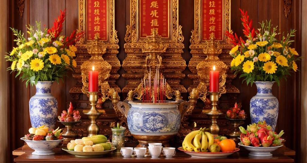Những lưu ý khi dọn nhà, bày biện bàn thờ đón Tết để cả năm an cư, vượng khí