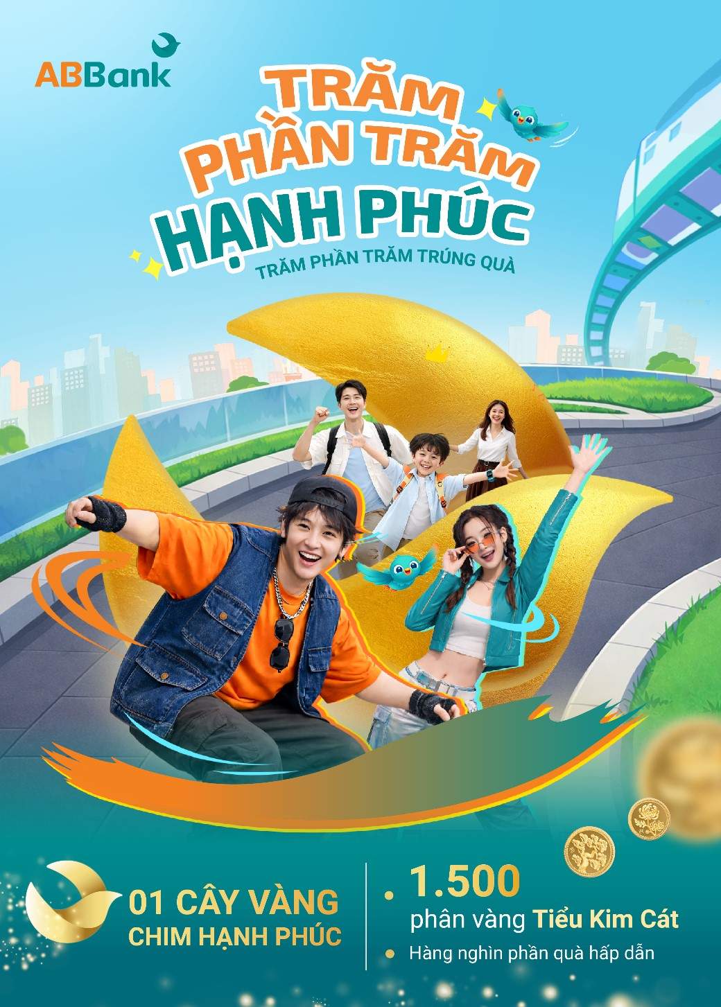 ABBank triển khai chương trình “Trăm phần trăm Hạnh phúc”