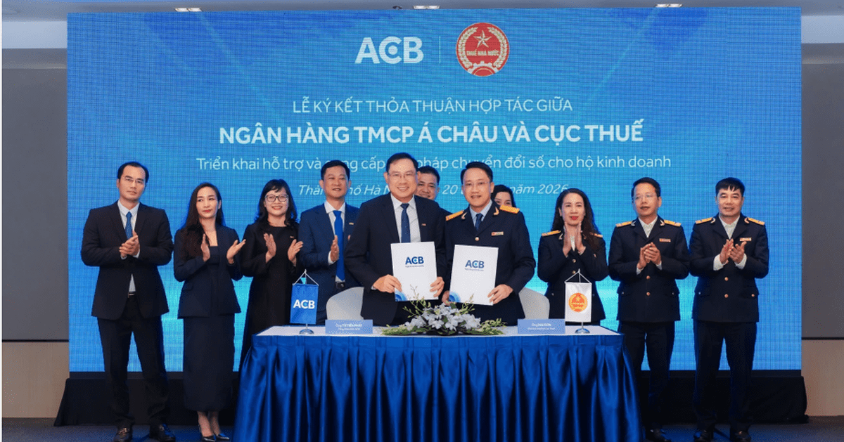 ACB và Cục Thuế – Bộ Tài chính hỗ trợ hàng triệu hộ kinh doanh thích ứng quy định mới