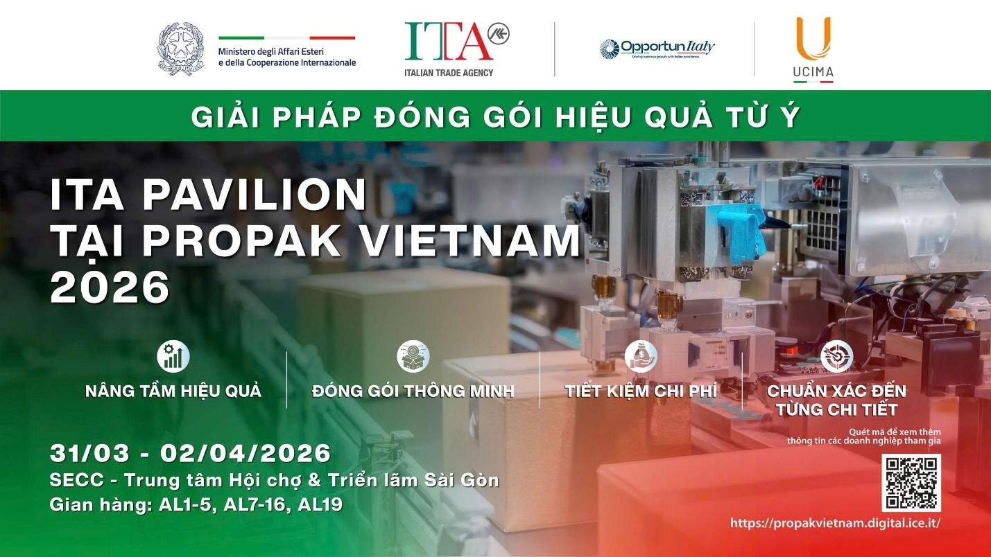 Tham quan và tìm hiểu giải pháp đóng gói hiệu quả từ Ý. Nguồn: ITA.