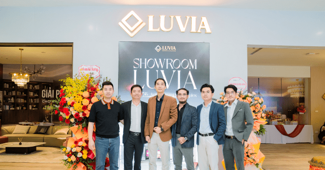 Luvia showroom – ‘bản giao hưởng’ ánh sáng tại Mcomplex