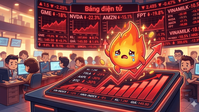 Nhà đầu tư bắt đáy bỗng thành đu đỉnh