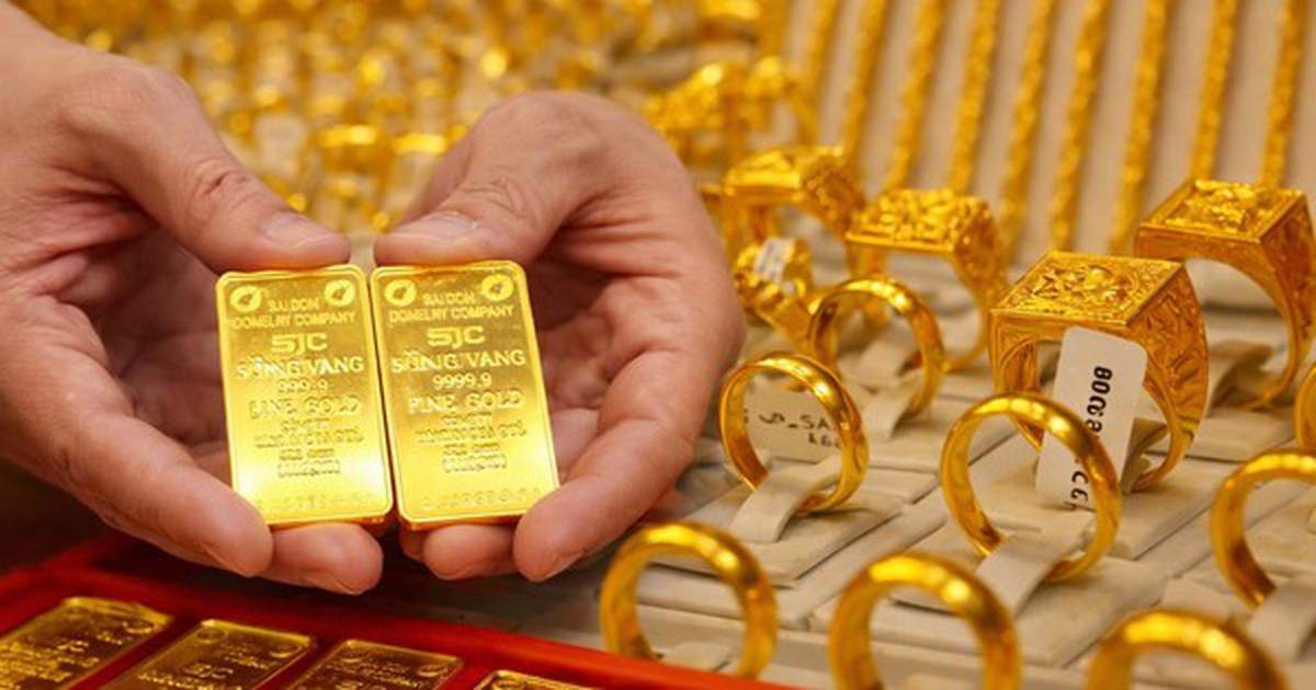 Giá vàng SJC, vàng nhẫn lại đồng loạt giảm